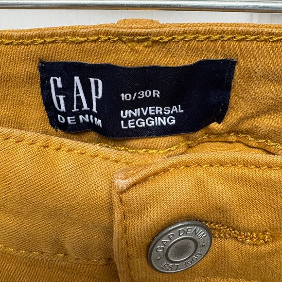 Gap Universal Leggings, Butterscotch Brown, Honey Gold, Mid Rise, Size 10 or 30 - Picture 2 of 3